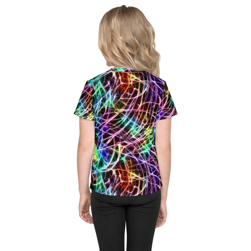 Laser Thicket on Kids Crew Neck T-Shirt — Back
