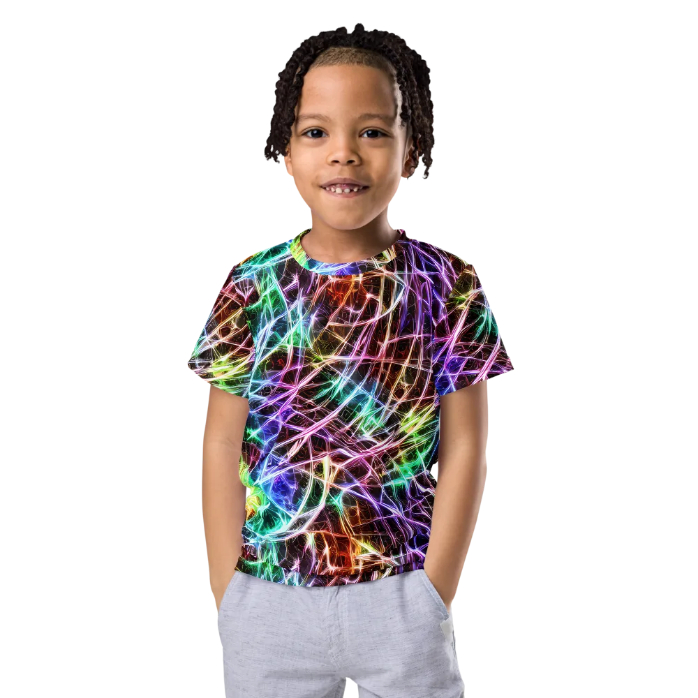 Laser Thicket on Kids Crew Neck T-Shirt — Front
