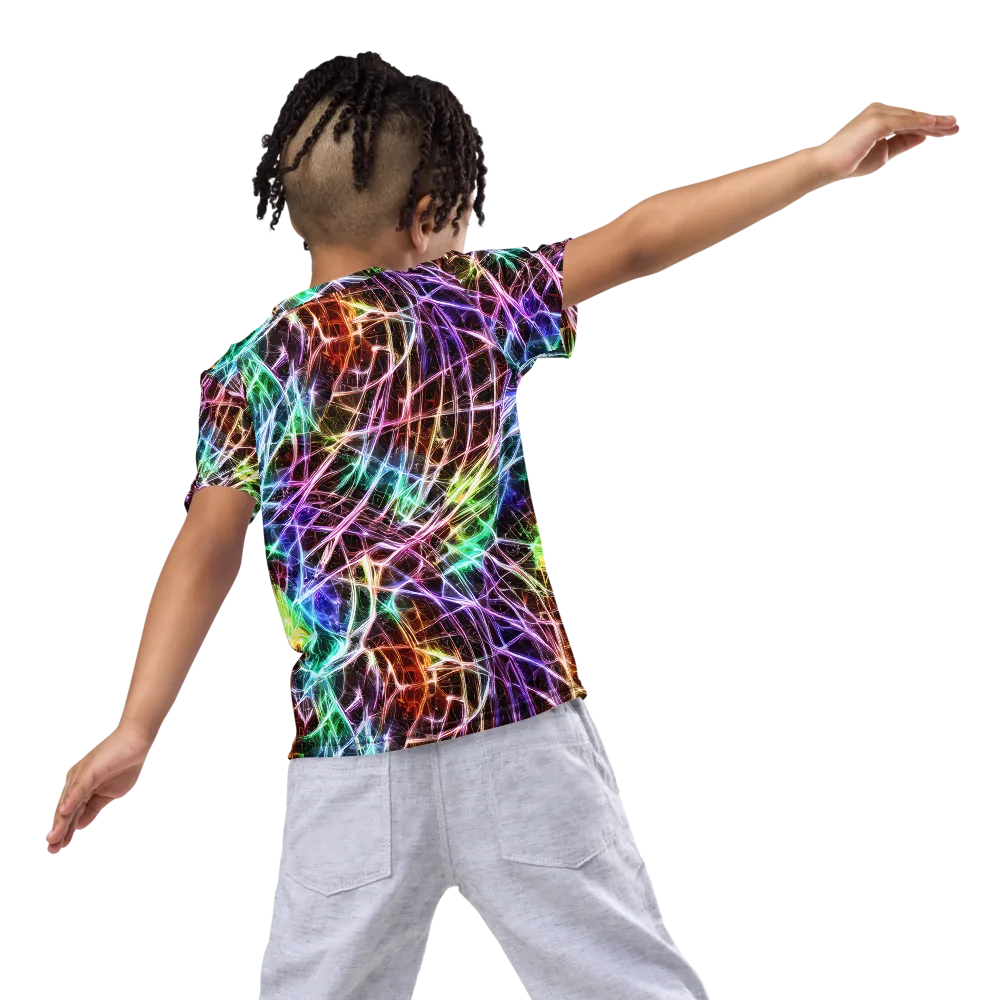 Laser Thicket on Kids Crew Neck T-Shirt — Back