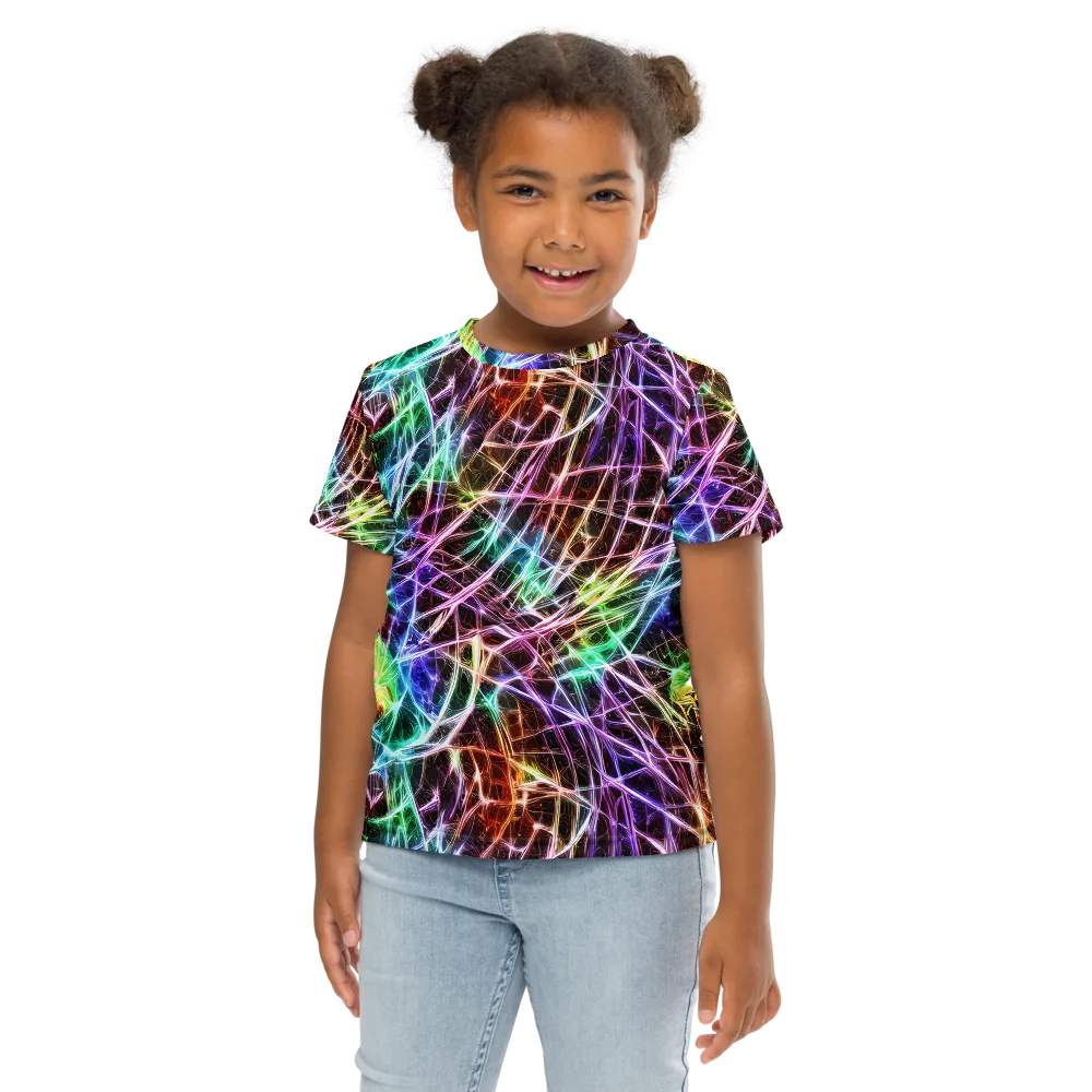 Laser Thicket on Kids Crew Neck T-Shirt — Front