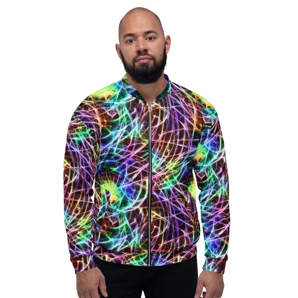 Laser Thicket on Bomber Jacket — Front