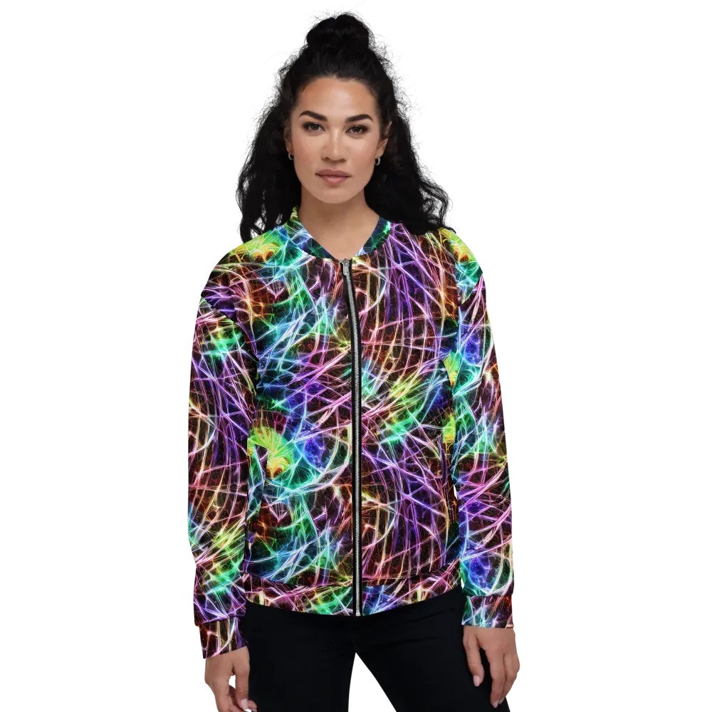 Laser Thicket on Bomber Jacket — Front