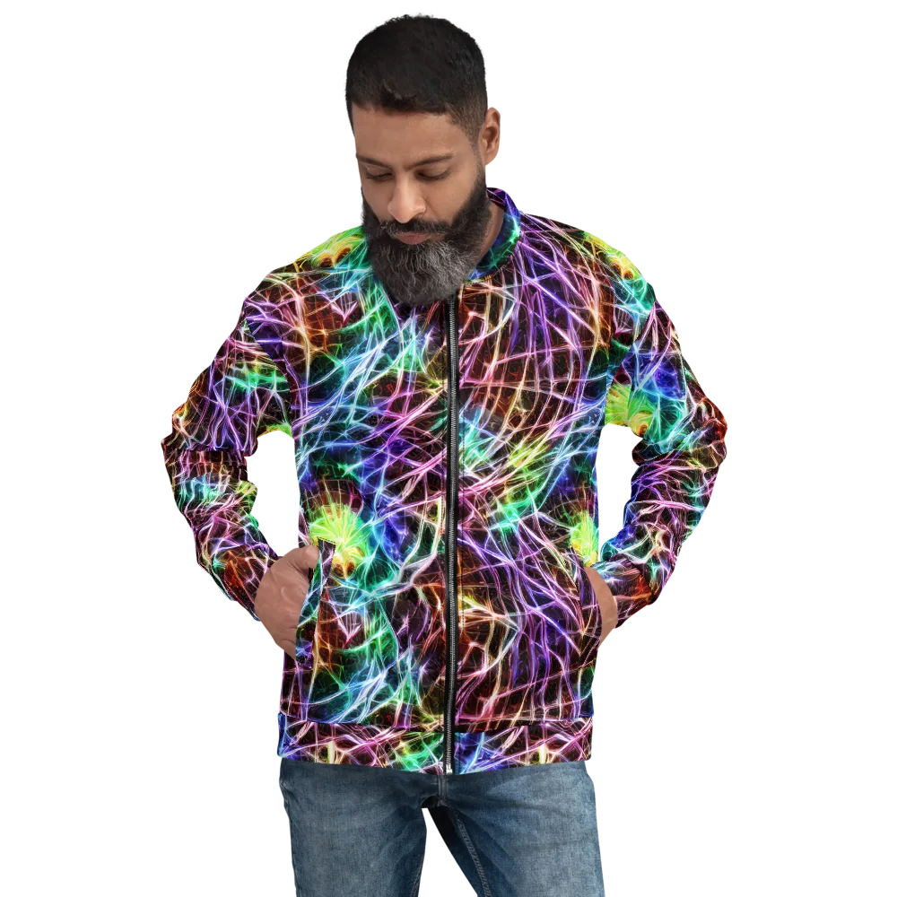 Laser Thicket on Bomber Jacket — Front