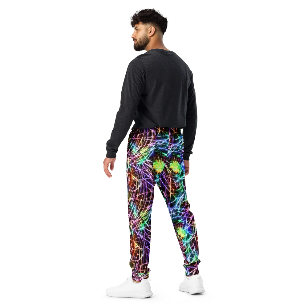 Laser Thicket on Men's Joggers — Back