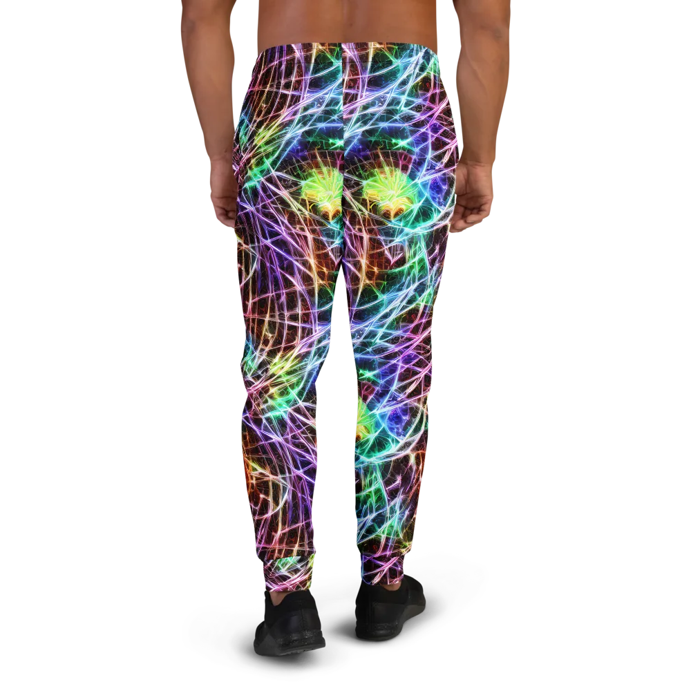 Laser Thicket on Men's Joggers — Back