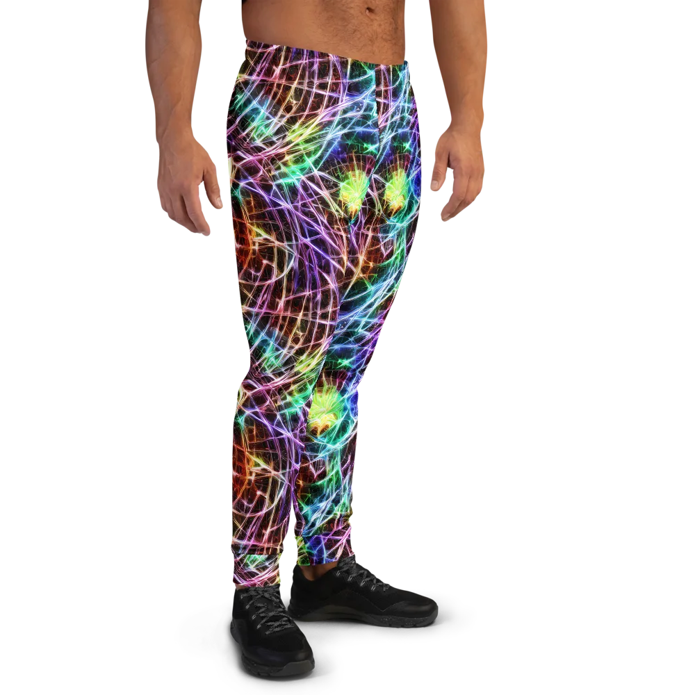 Laser Thicket on Men's Joggers — Right