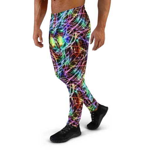 Laser Thicket on a Men's Joggers