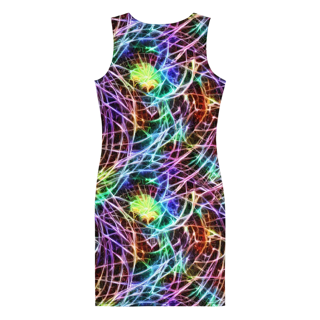Laser Thicket on Bodycon Dress — Back