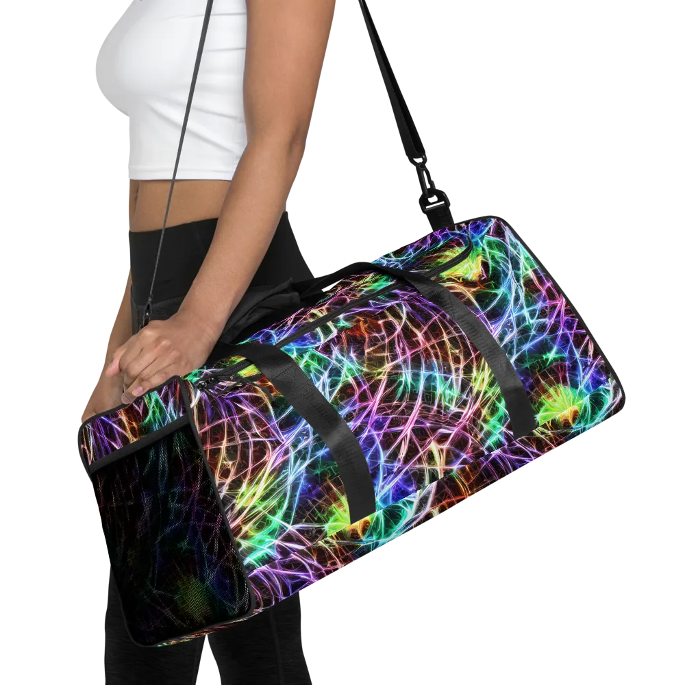 Laser Thicket on Duffle Bag — Front