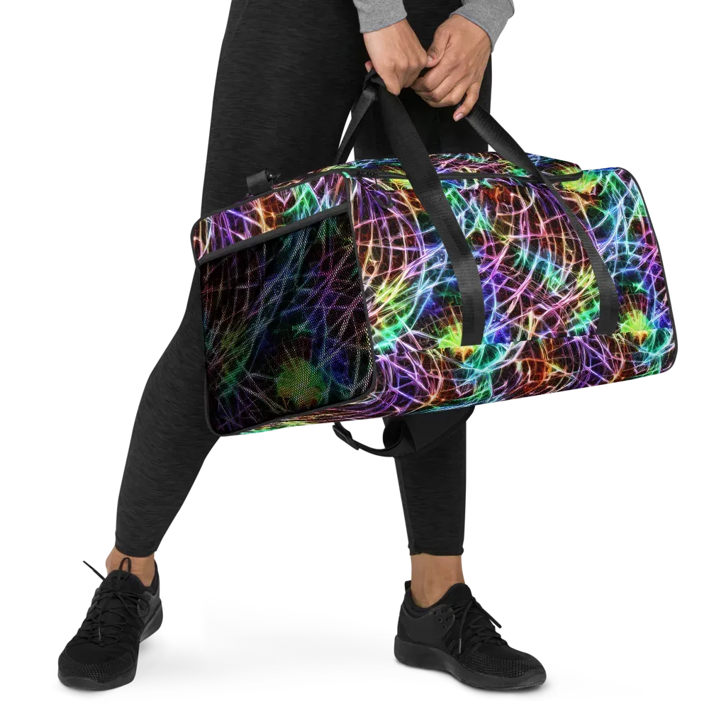 Laser Thicket on Duffle Bag — Right Front