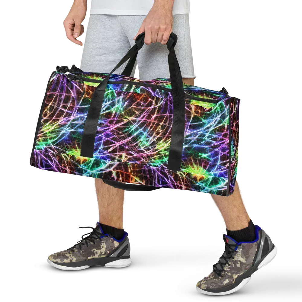 Laser Thicket on Duffle Bag — Front