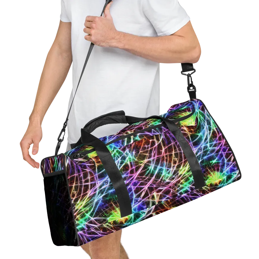 Laser Thicket on Duffle Bag — Right Front