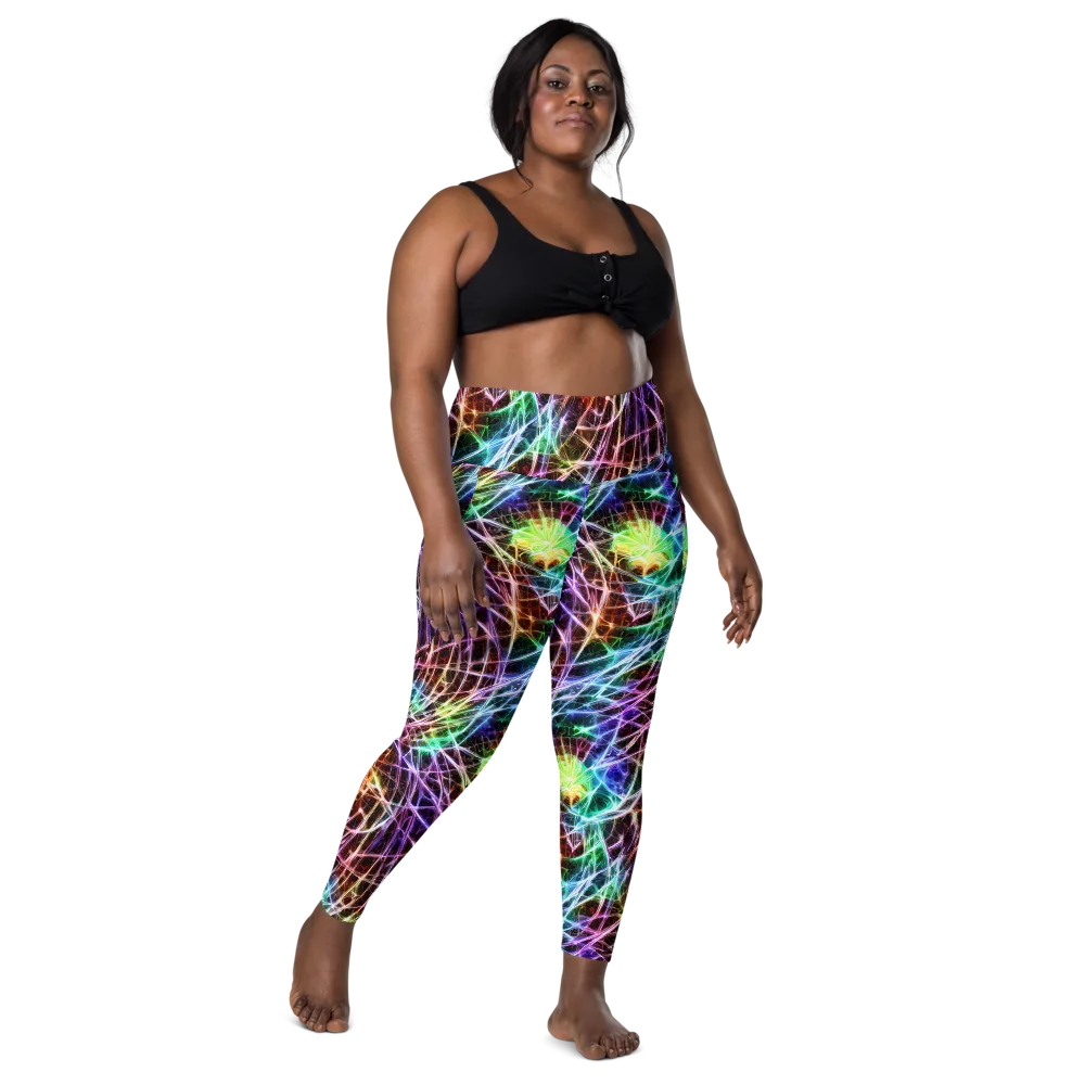 Laser Thicket on Leggings with Pockets — Front