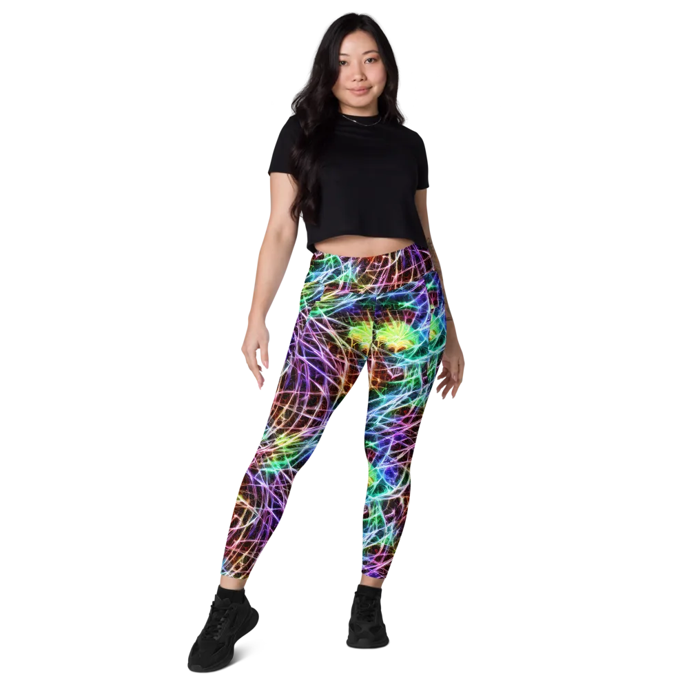 Laser Thicket on Leggings with Pockets — Front