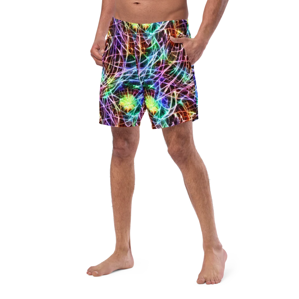 Laser Thicket on Swim Trunks — Left Front