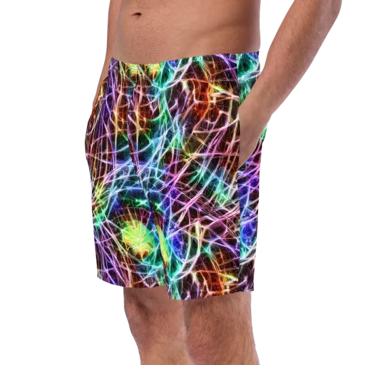 Laser Thicket on a Swim Trunks