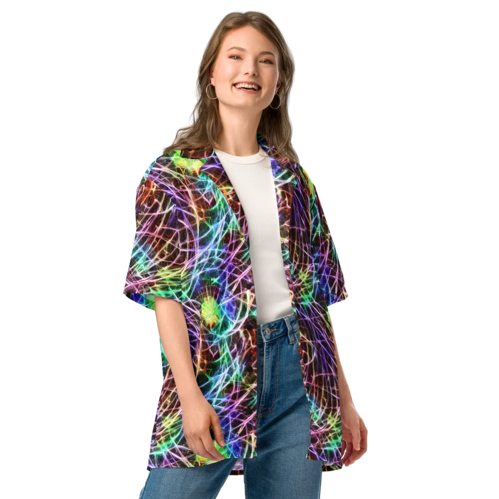 Laser Thicket on Button Shirt — Front