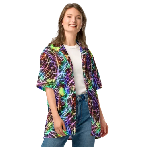 Laser Thicket on a Button Shirt