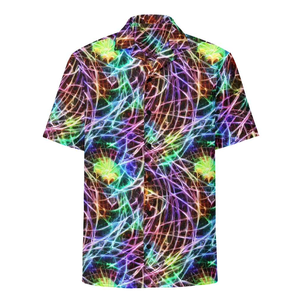 Laser Thicket on Button Shirt — Front