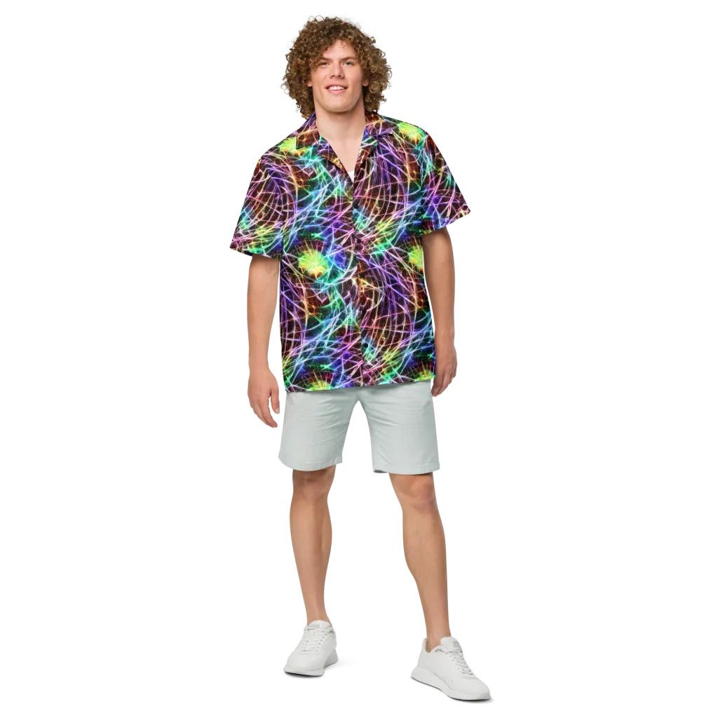 Laser Thicket on Button Shirt — Front