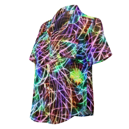 Laser Thicket on a Women's Short Sleeve Pajama Top