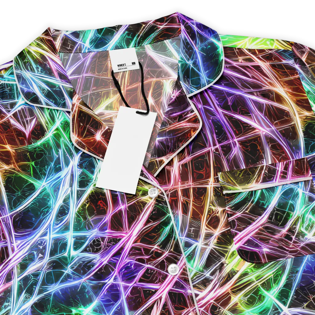Laser Thicket on Women's Short Sleeve Pajama Top — Product details