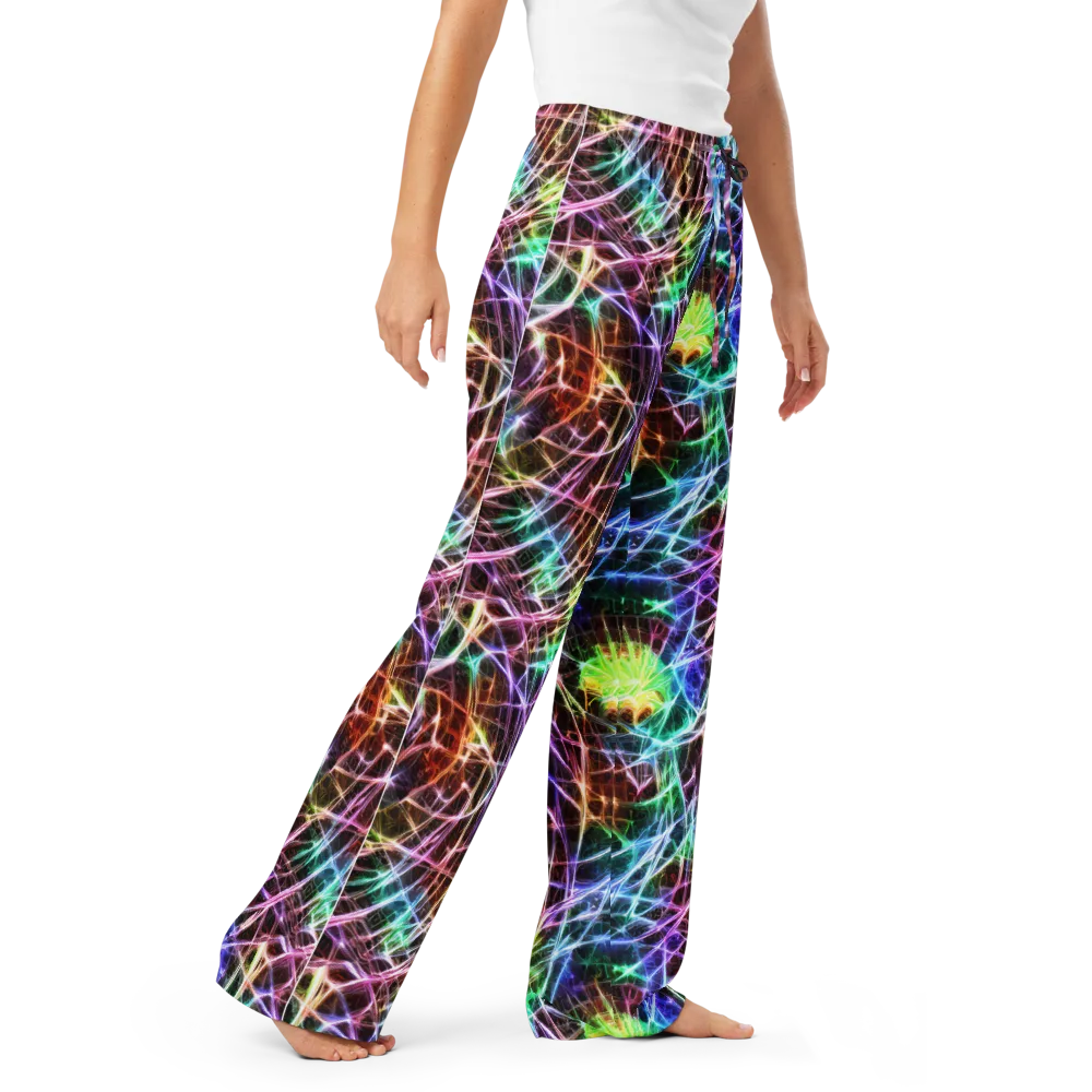 Laser Thicket on Women's Pajama Pants — Right Front