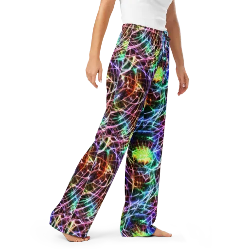 Laser Thicket on a Women's Pajama Pants