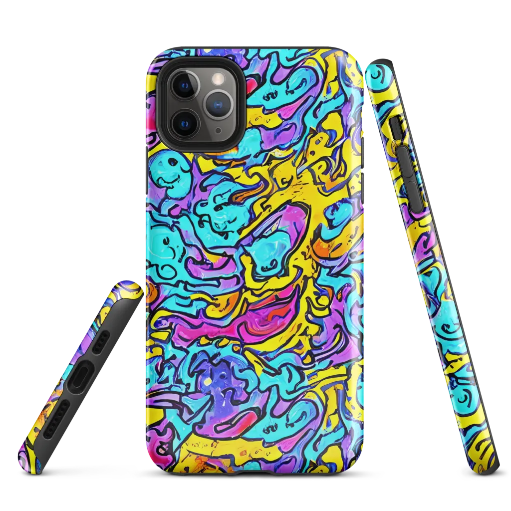 Graffiti Current on Tough Case for iPhone® — Front