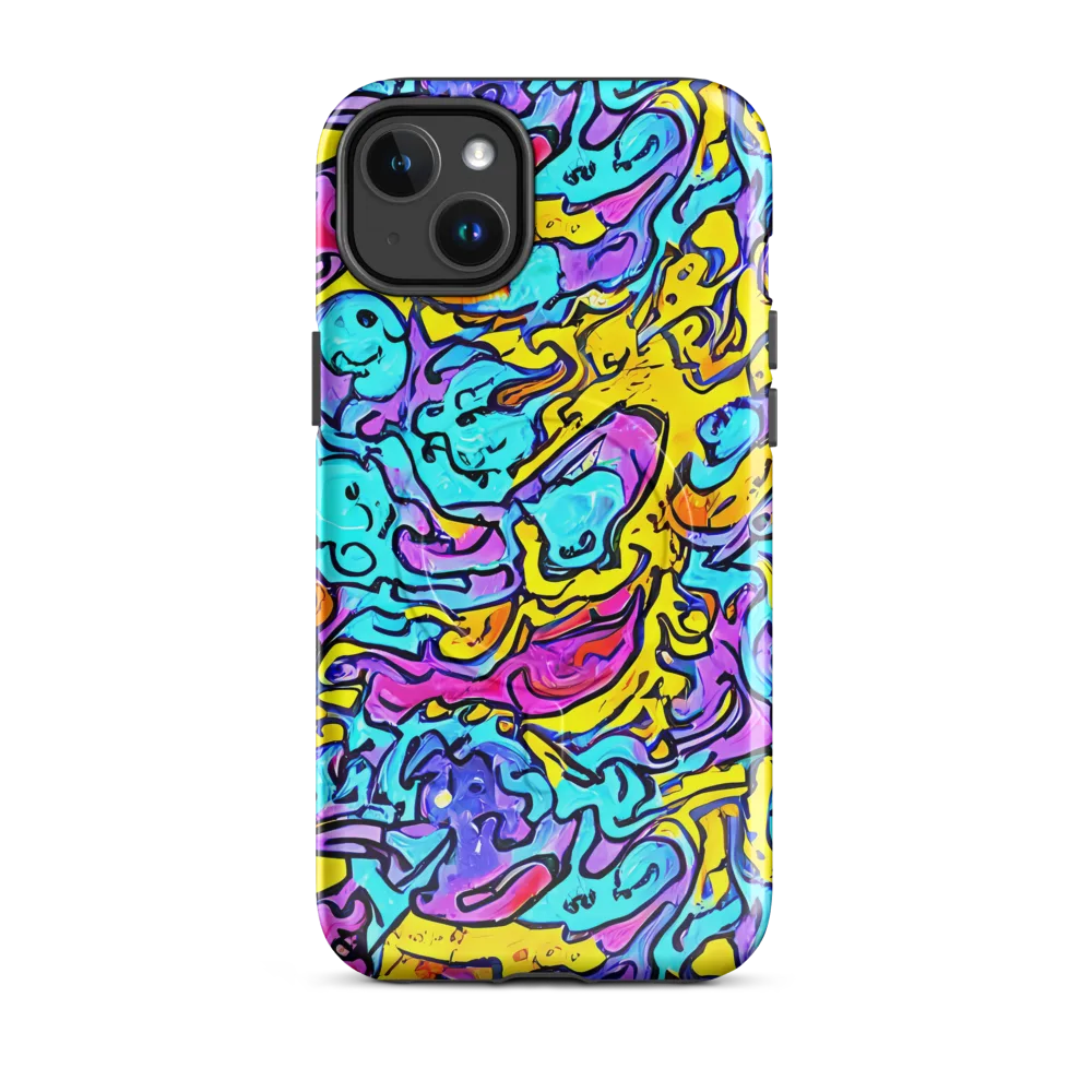 Graffiti Current on MagSafe Tough Case for iPhone® — Front