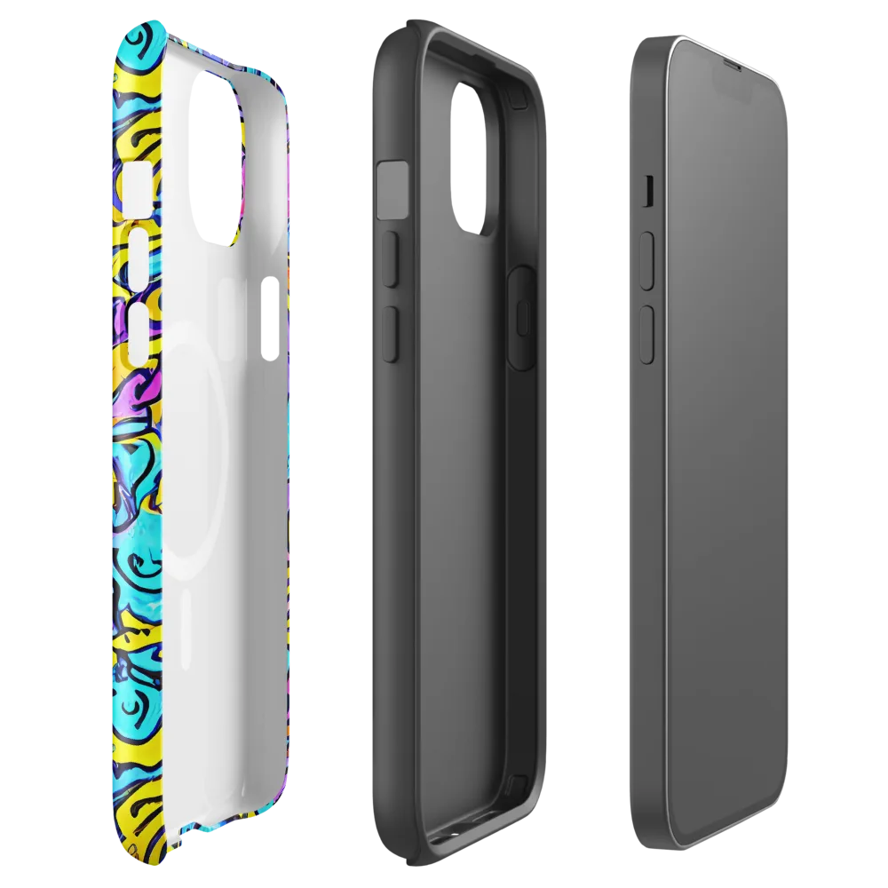 Graffiti Current on MagSafe Tough Case for iPhone® — Front