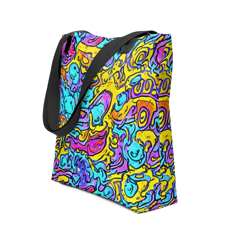 Graffiti Current on Tote Bag — Front