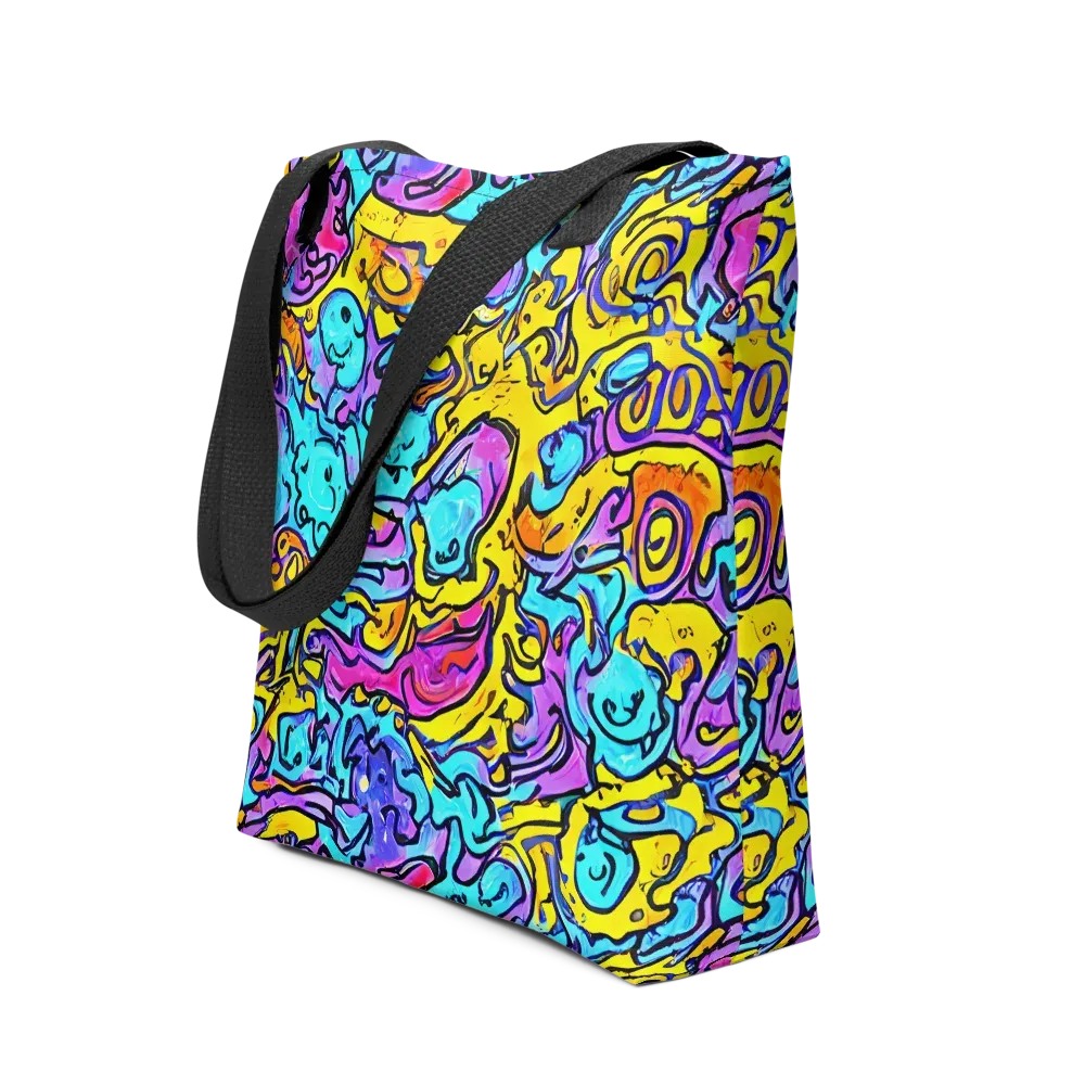 Graffiti Current on Tote Bag — Front