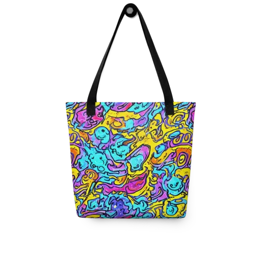 Graffiti Current on a Tote Bag