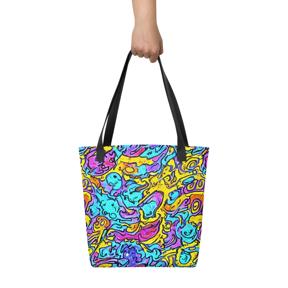 Graffiti Current on Tote Bag — Front