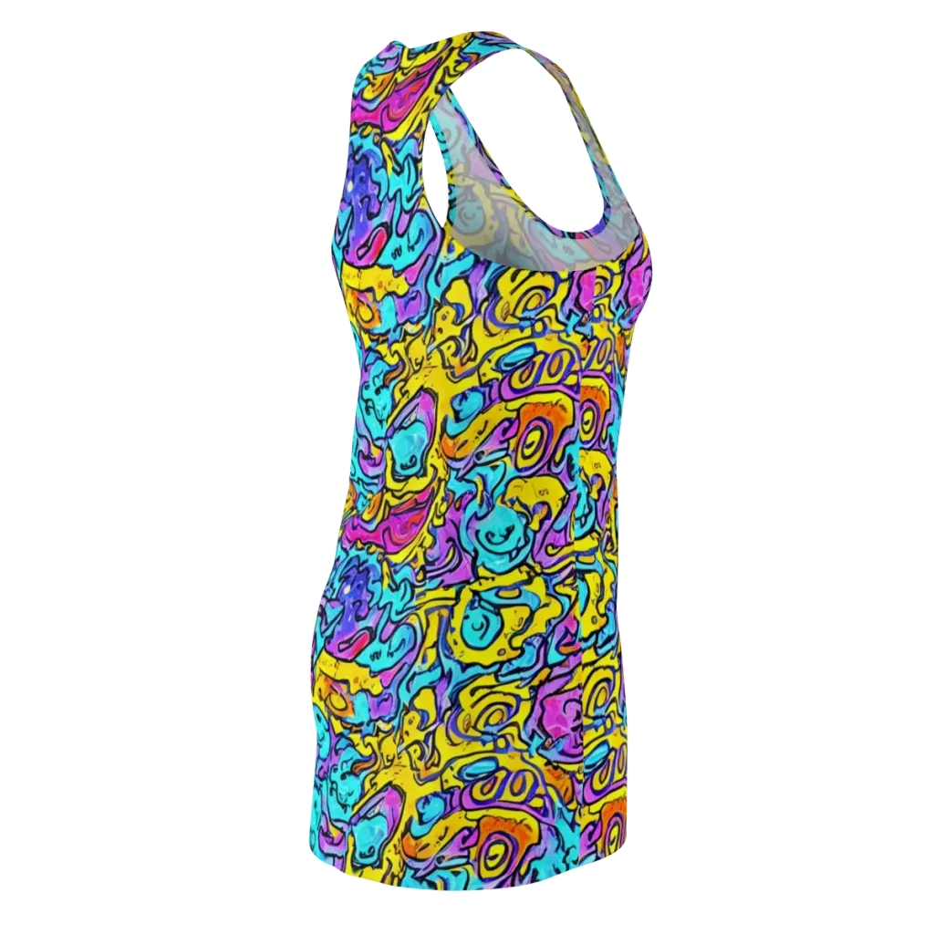 Graffiti Current on Racerback Dress — Back Side