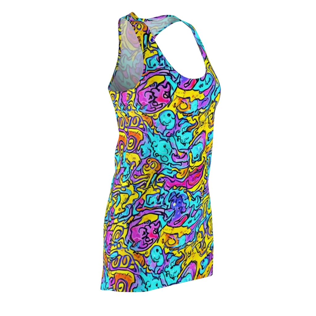 Graffiti Current on Racerback Dress — Front Side