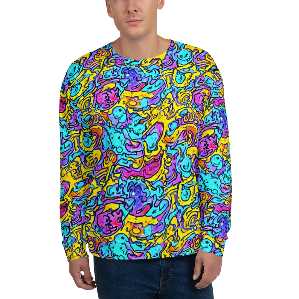 Graffiti Current on Sweatshirt — Front