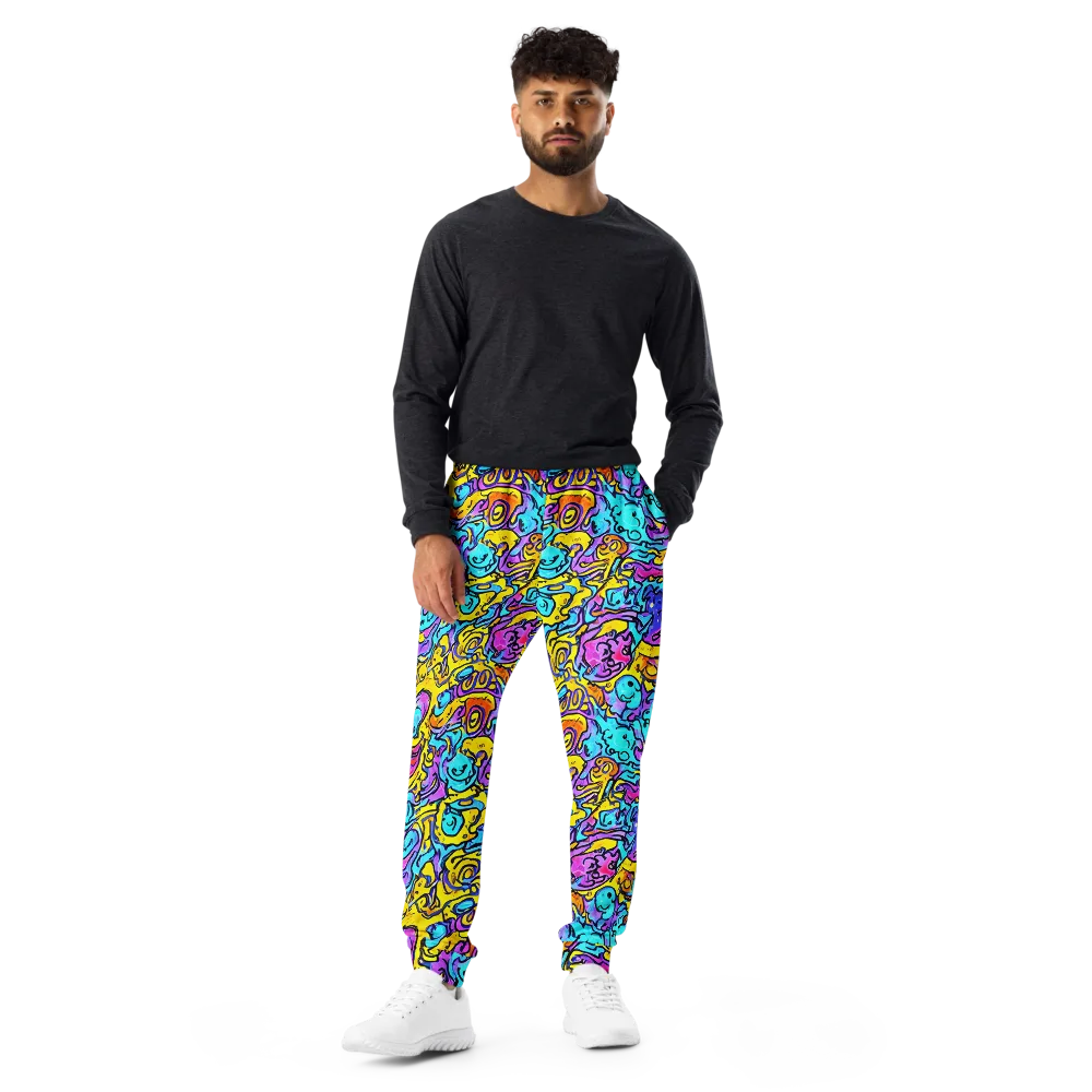 Graffiti Current on Men's Joggers — Front