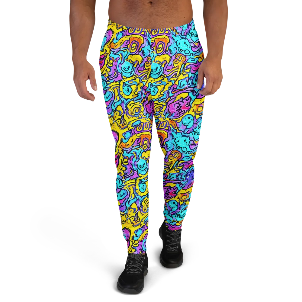 Graffiti Current on Men's Joggers — Front