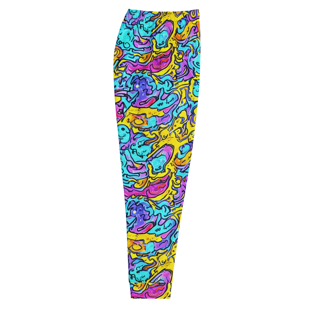 Graffiti Current on Men's Joggers — Right
