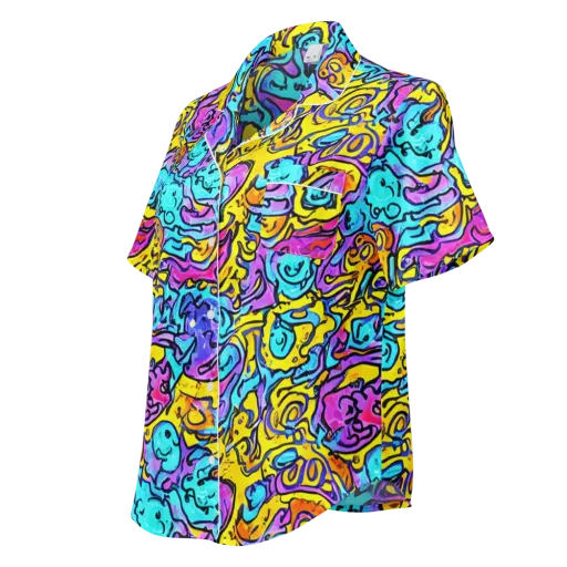 Graffiti Current on a Women's Short Sleeve Pajama Top