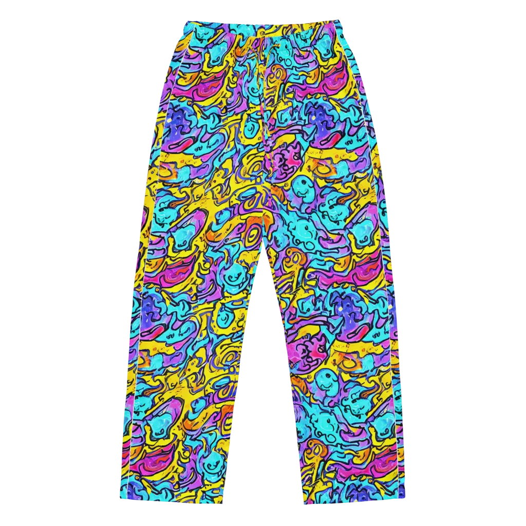Graffiti Current on Women's Pajama Pants — Front