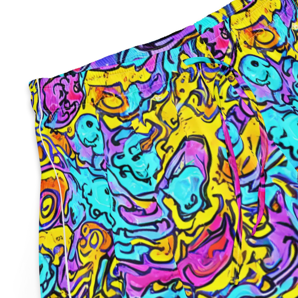 Graffiti Current on Women's Pajama Shorts — Product details