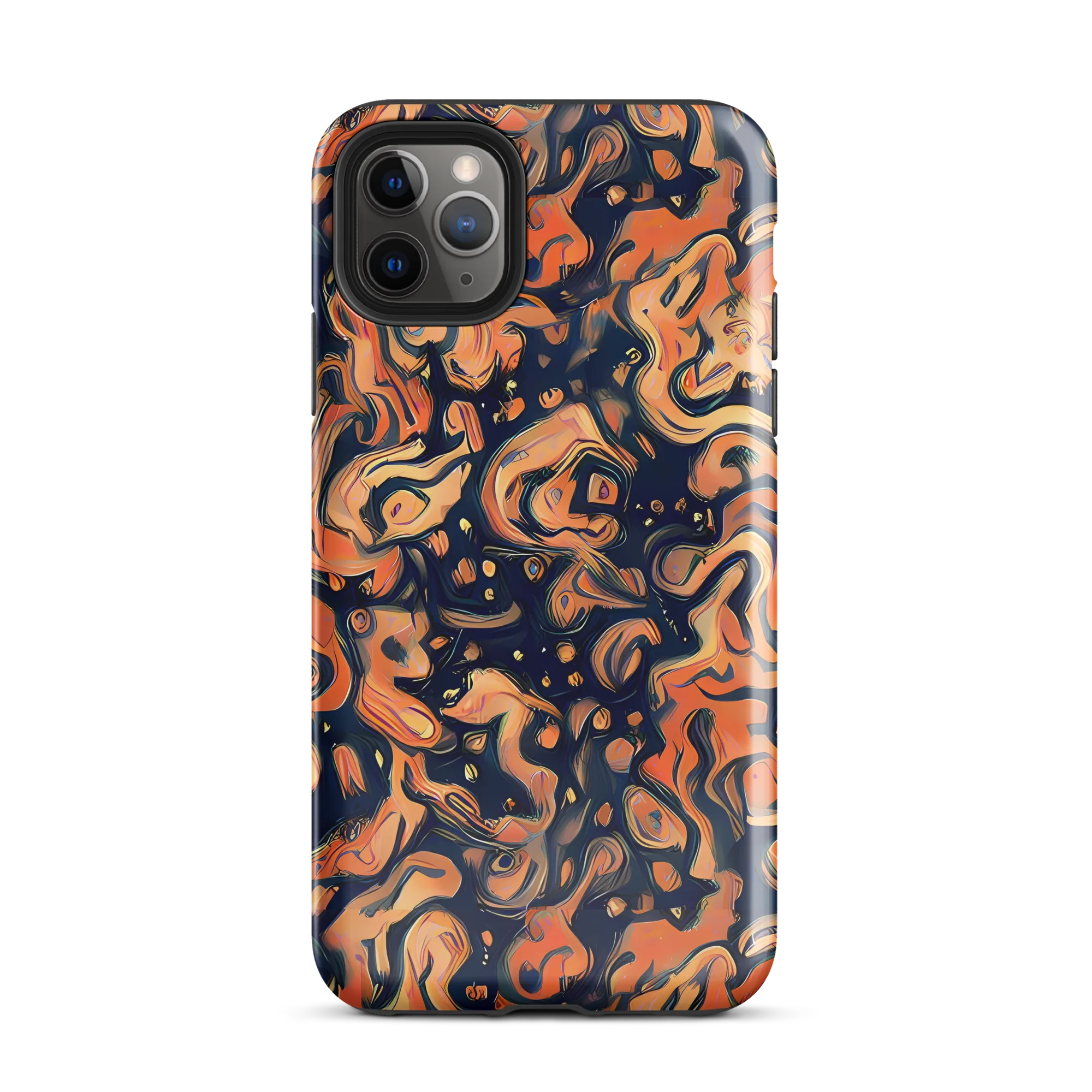 Tangerine Abyss on Tough Case for iPhone® — Front