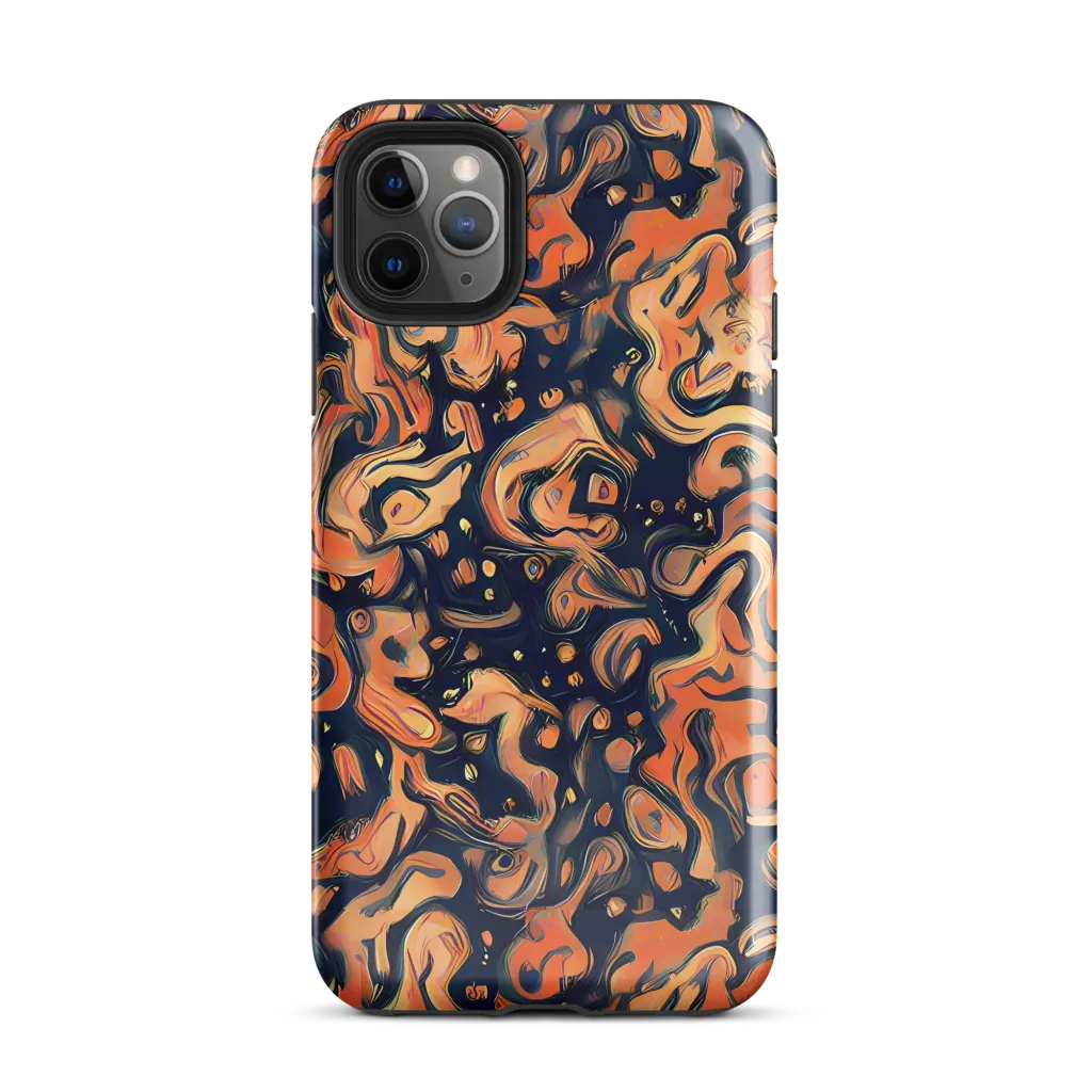 Tangerine Abyss on Tough Case for iPhone® — Front