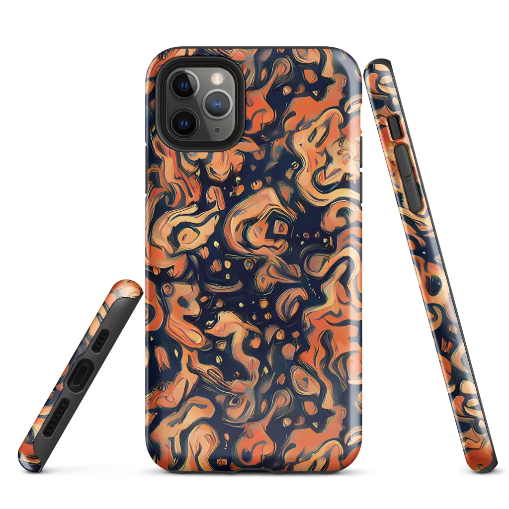 Tangerine Abyss on Tough Case for iPhone® — Front