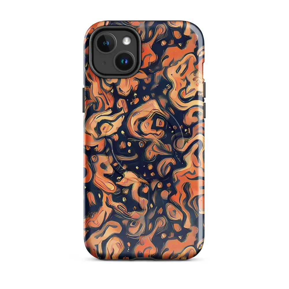 Tangerine Abyss on MagSafe Tough Case for iPhone® — Front