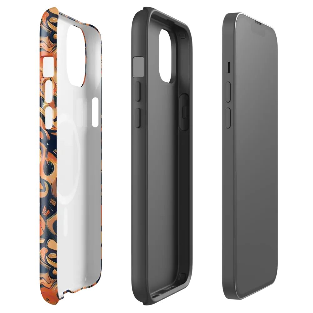Tangerine Abyss on MagSafe Tough Case for iPhone® — Front