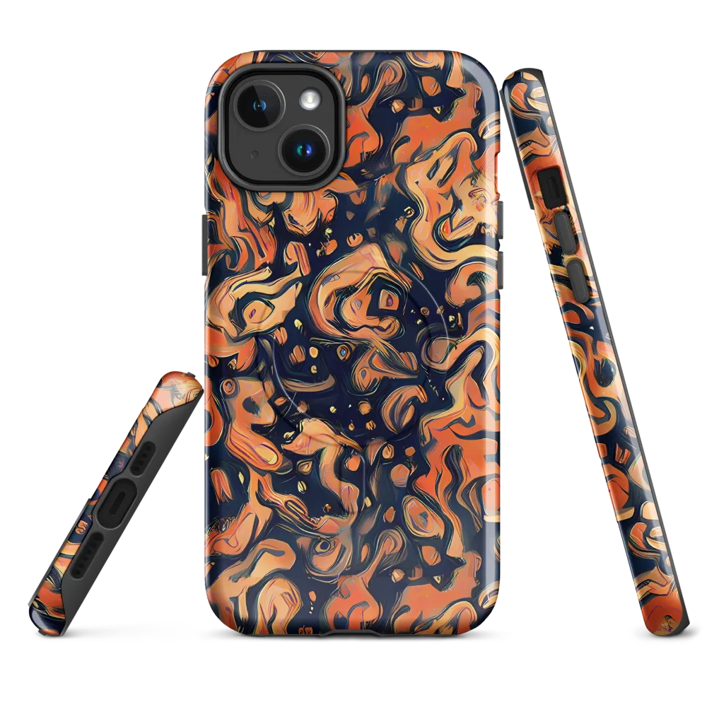 Tangerine Abyss on MagSafe Tough Case for iPhone® — Front